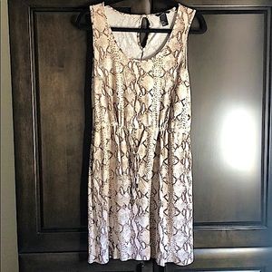 Lightweight H&M tank mini dress with drawstring waist